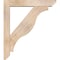Ekena Millwork Funston Slat Smooth Bracket w/ Offset Brace, Douglas Fir, 5 1/2"W x 30"D x 34"H BKT0604X30X34FST06SDF - alternate 2